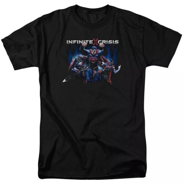 

infinite crisis - infinite crisis super t-shirt dc comics sizes s-3x new, White;black