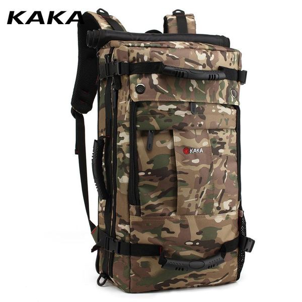 

backpack large-capacity men's travel bag casual three-purpose student computer with lock waterproof rucksack