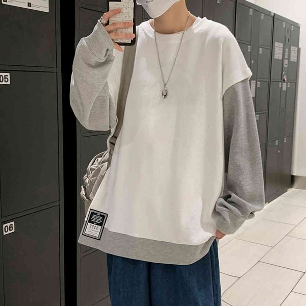 

sweater fashion men's large top, Black