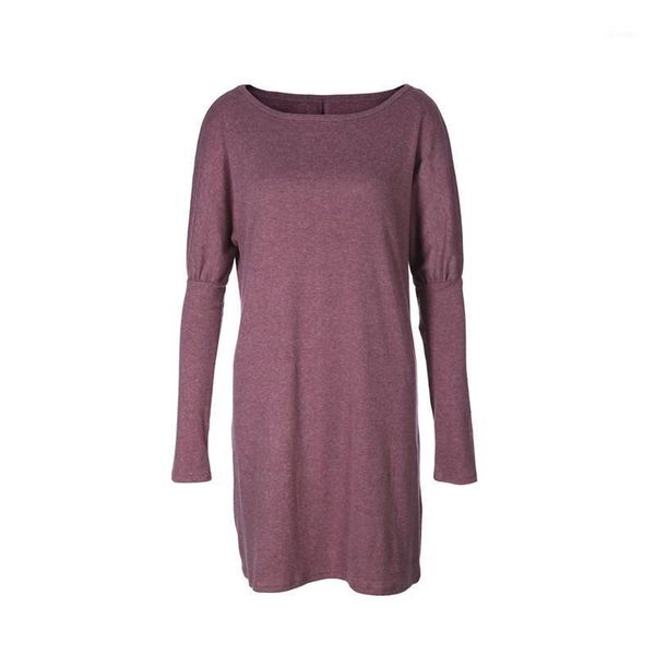 

arrival stylish autumn style women long sleeve solid loose oversized knitted jumper pullovers outwear shirts casual blouse women's blou, White