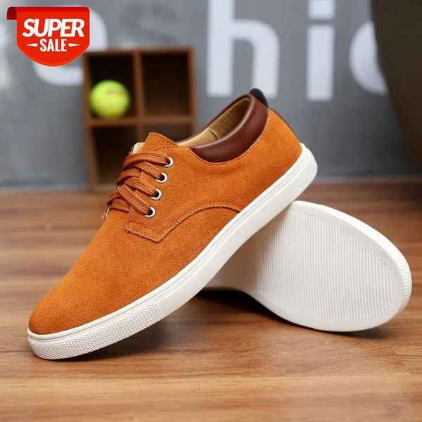 

2020 new fashion suede sneakers men shoes chaussure homme lace-up breathable casual flats shoes for men sneakers plus size #0n3p