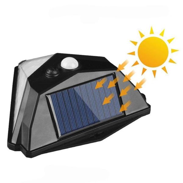 

solar lamps led infrared human body sensor outdoor waterproof lighting street lights wall hanging decorative lamp