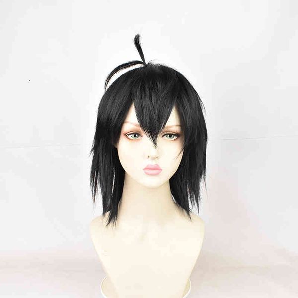 

assassin 567 cos wig amnesia former cosplay animation, Black;brown