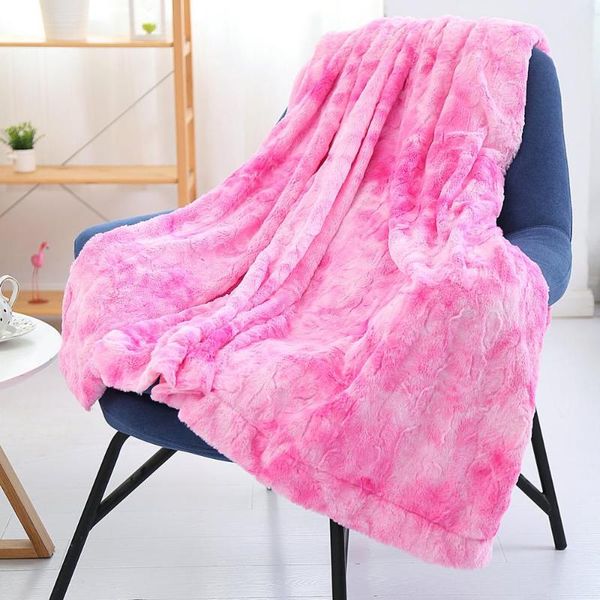 

blankets luxury artificial fur blanket soft and fluffy sofa living room plush hug lightweight for fall/winter spring
