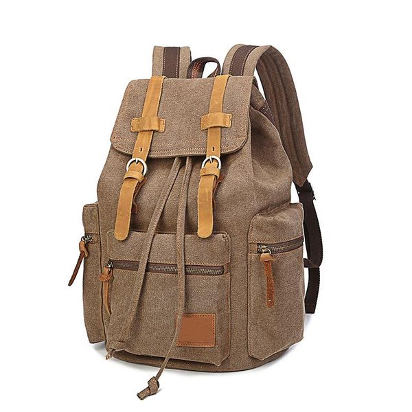 

backpack male canvas capacity travel bag lapmen school rucksack mochila