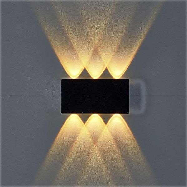 

wall lamp modern nordic style indoor led light rgb outdoor waterproof garden fence living room 2w 4w 6w 8w 12w