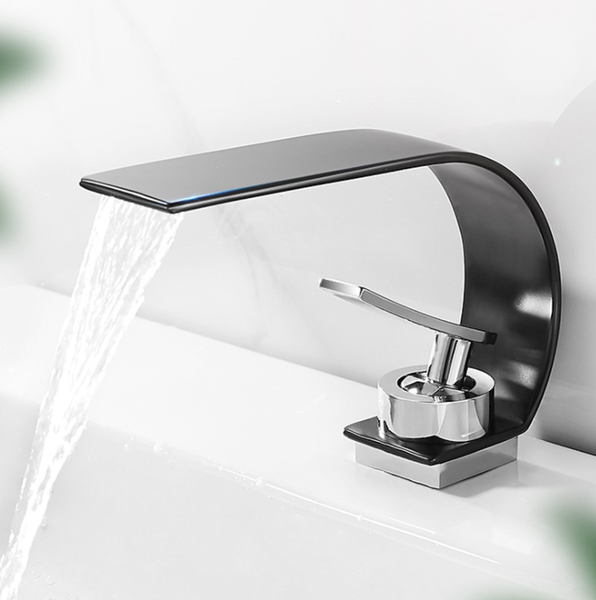 

bathroom sink faucets waterfall black and cold faucet wash basin creative toilet household