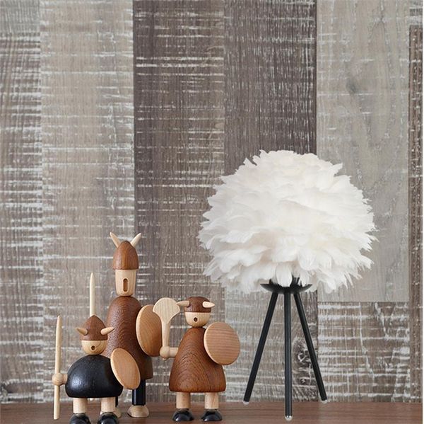 

table lamps simple iron nordic designer creative lamp feather american style lighting office home bedroom foyer el