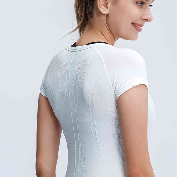 

women's t-shirt clothing tees women short-sleeved girls joggers t-shirts running swiftly tech sports breathable fitness yoga clothes s, White
