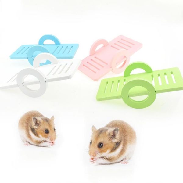 

small animal supplies eco board mini seesaw pet hamster chinchillas exercise chew toy cute