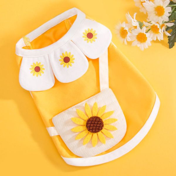

sunflower thin vest summer dog clothing teddy puppies than bears cats pets