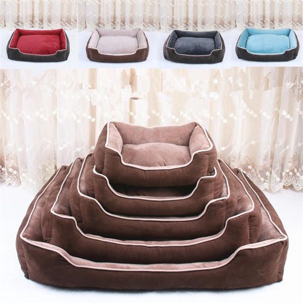 

kennels & pens large pet cat dog bed warm cozy house soft fleece nest baskets mat autumn winter waterproof kennel