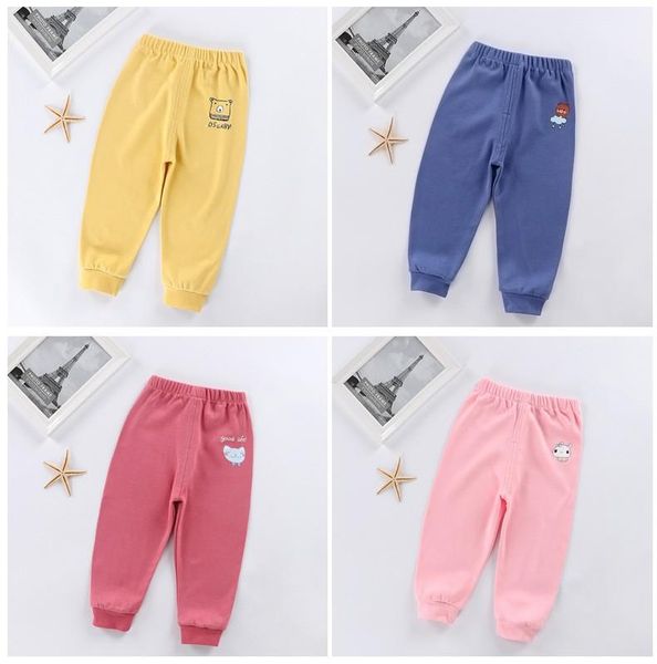 

children casual kids pants baby boy girl sports clothes toddler bottoms infant legging trousers, Blue