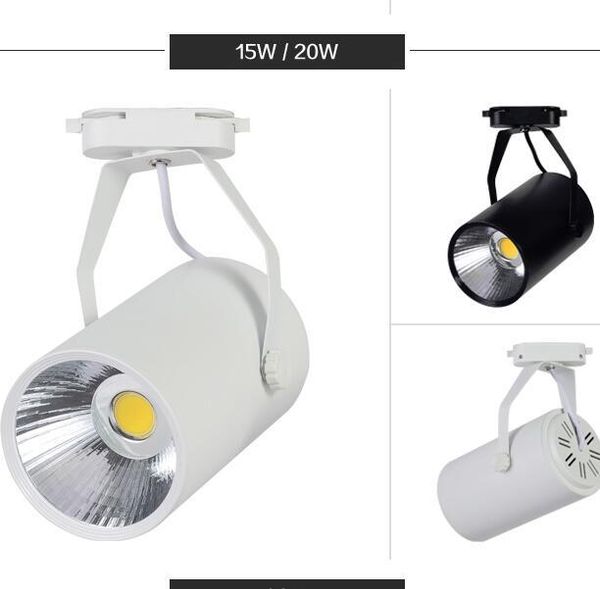 

high power energy saving led track light 7w 12w 15w 20w 30w lamp clothing store cob spotlights rail spot cabinet