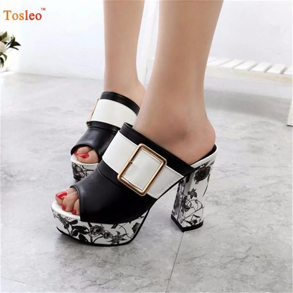 

dress shoes platform sandals women 2021 summer heel, Black