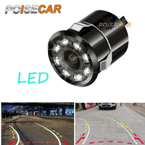 

car rear view cameras& parking sensors assistance night vision intelligent moving dynamic trajectory tracks back camera waterproof hd auto w
