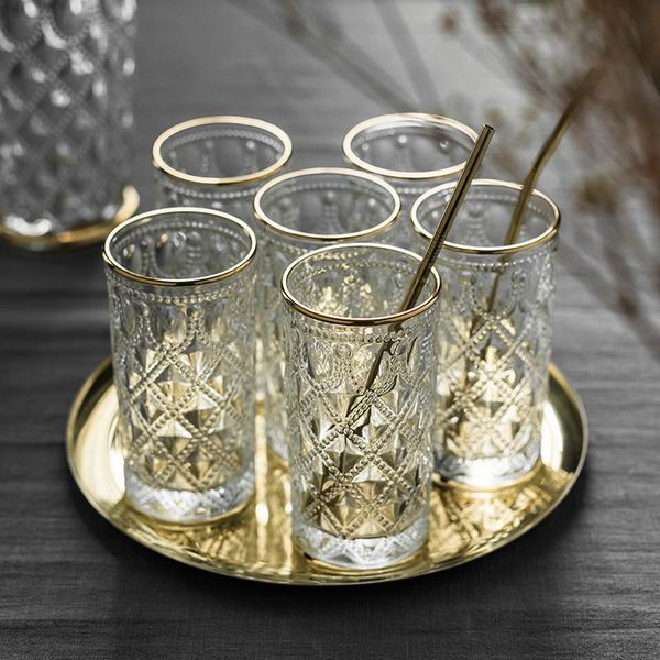 

glass coffee cup heat-resistant creative cocktail whiskey cups water gothic copas de cristal kitchen mugs yy50gc wine glasses