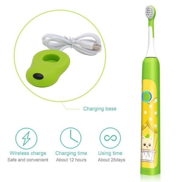 

smart electric toothbrush children's wireless induction charging magnetic levitation bluetooth