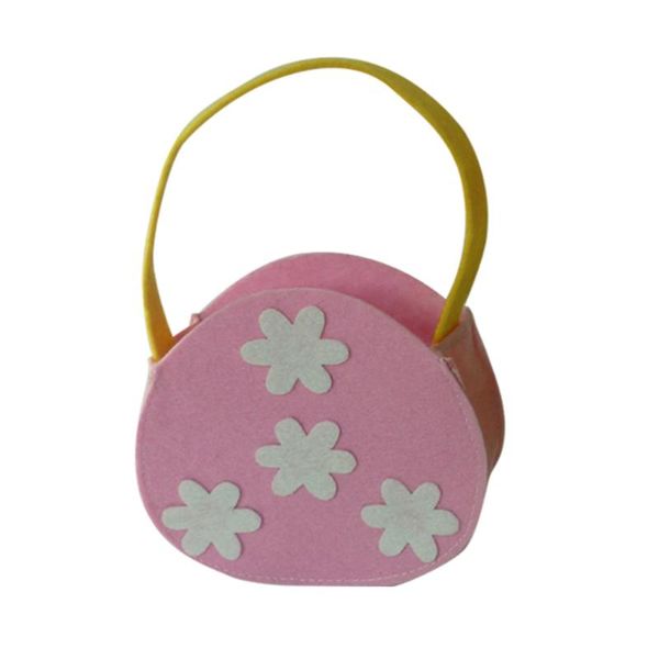 

3pcs egg shaped candy bag easter party storage pouch cartoon flower gift ) wrap