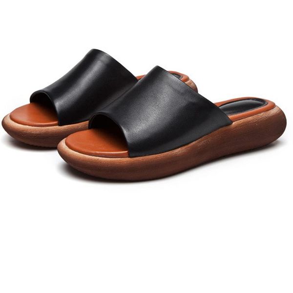 

slippers 2021 summer fashion women beach vacation flat casual comfortable ladies, Black
