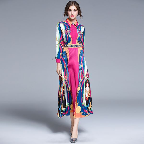 

dress sleeve print with medium-dressed autumn european female season put on color contrast models, Black;gray