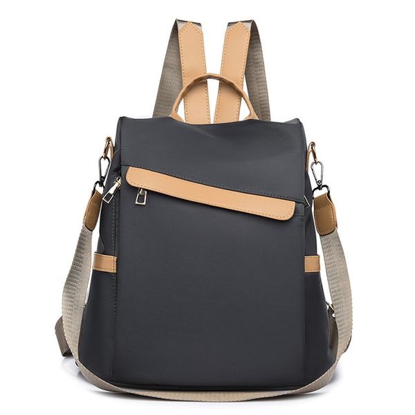 

knapsack student fashion leisure women shoulder bag canvas oxford backpack style handbag small schoolbag computer package a2032