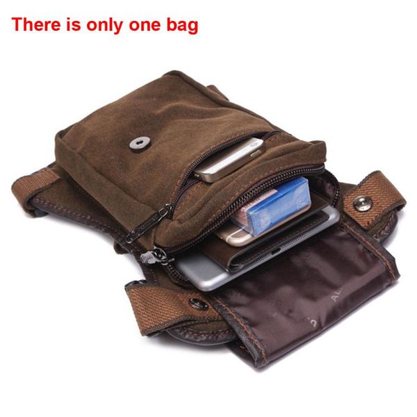 

waist bags cycling belt retro outdoors motorcycle drop leg bag pack canvas fashion travel pouch portable adjustable multi pocket