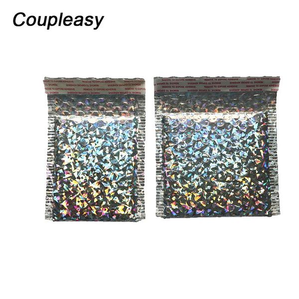 

5pcs/lot small size bubble bag laser mailer padded mailing bags postal courier envelopes business supplies packing