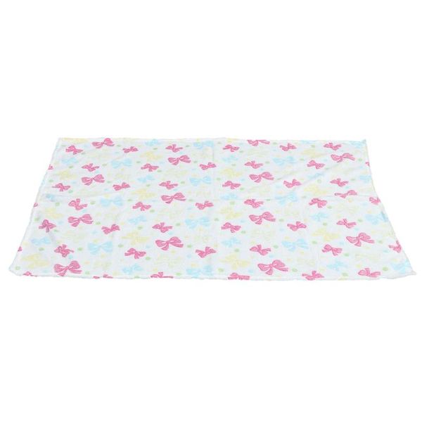 

blanket warm dog cat coral blankets mat bed cover with bow for kitties puppies pets - kennels & pens