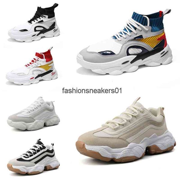 

boots shoes men sock shoe platform dad chaussures hommes mens trainers athletic sport sneakers zapatos 39-44 style 5, Black