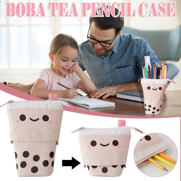 

sliding pencil case box unique bag stationery storage bags