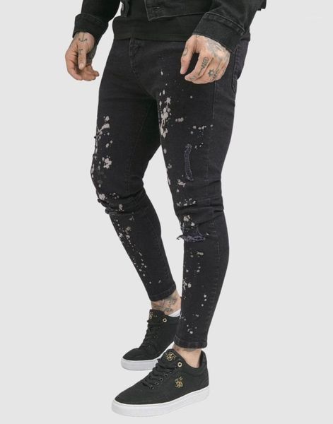 

men's jeans siksilk distressed riot, Blue