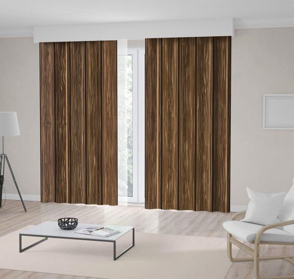 

curtain & drapes vertical wood using boards country wooden house wall nature classic decorating artwork printed brown