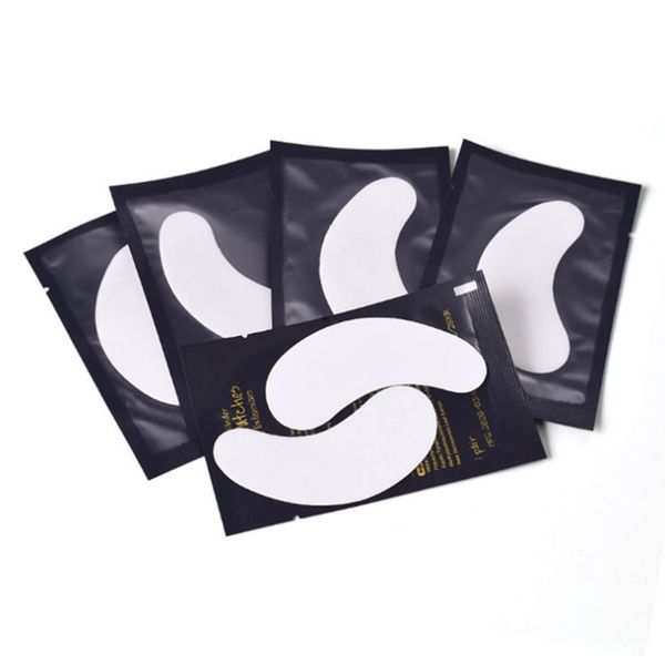 

wholesale black eyelash eye pads under eyes patch mask patches eye-lash extension surface eyelashes paper lsolation pad 2 styles