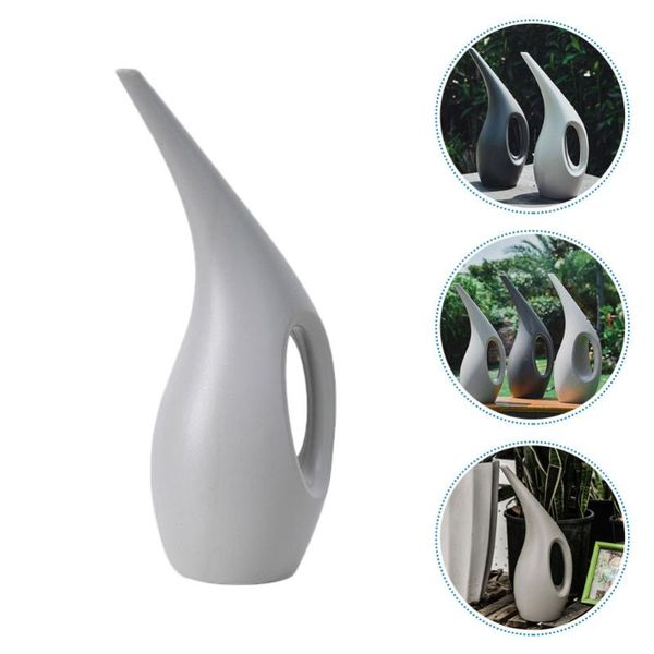 

watering equipments 1pc large plastic can long mouth bottle (1.5l light grey)