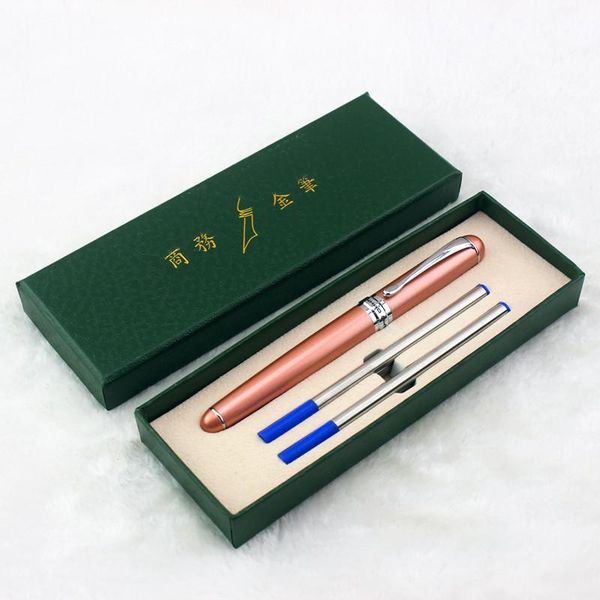 

gel pens jinhao 750 luxury metal roller ball pen ballpoint office supplies student writing gift refills and box