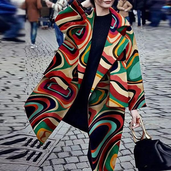 

women's jackets casual jacket coat autumn personalise fashion lapel plus size button down long-sleeve blouse loose female outerwear, Black;brown