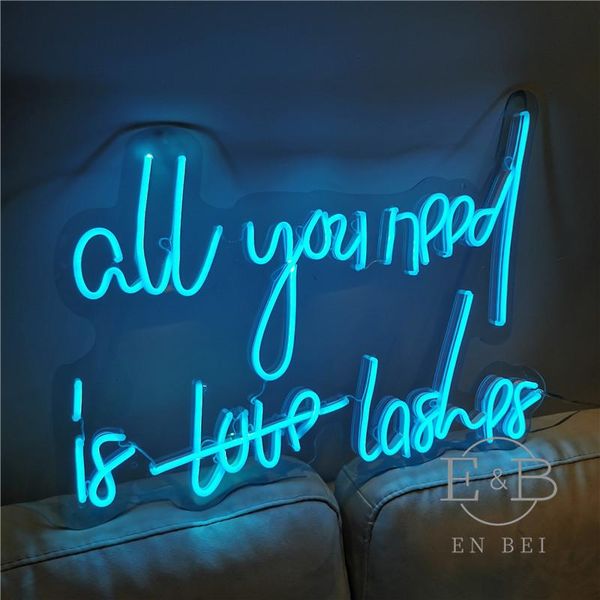 

other lighting bulbs & tubes custom logo all you need is love lashes transparent acrylic plexiglass neon sign light letter board party backg