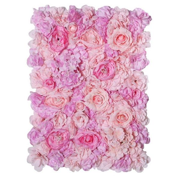 

decorative flowers & wreaths lawn flower wedding wall decoration home boxwood board house rose artificial peony 40*60cm