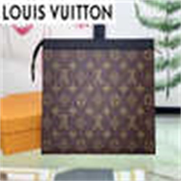 

card luxury xo4y m61692 brown men leather long wallet chain wallets compact purse clutches evening key brand holders designer, Black;red