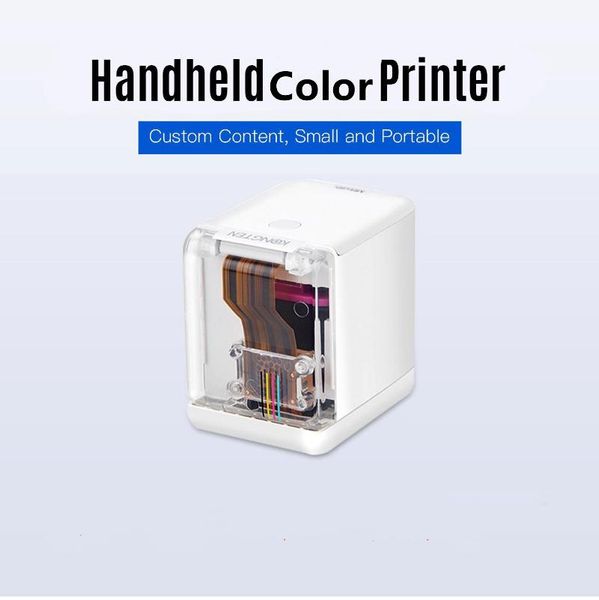 

printers mbrush handheld printer portable mini inkjet color barcode with ink cartridge app for customized text 2021 #r30