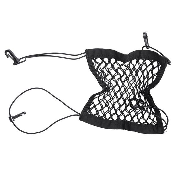 

car organizer front seat storage block net pocket universal double bag