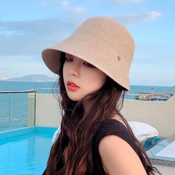 

bucket hat summer fisherman's for women's travel in spring and autumn, Blue;gray