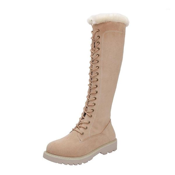 

boots women 2021 winter trend women's plus velvet thickening warm snow1, Black