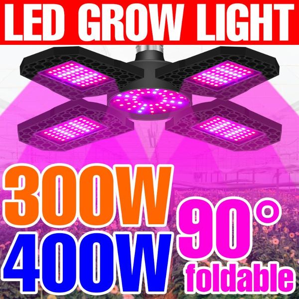 

full spectrum led phyto lamps e27 plant growth light 200w 300w 400w ufo grow lamp tent hydroponics 110v lights