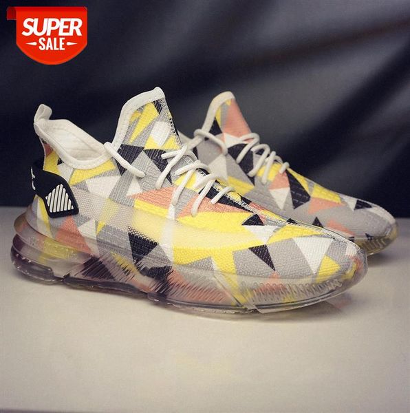 

breathable mesh flying shoes, all-match sports comfortable casual men's shoes #1x0l