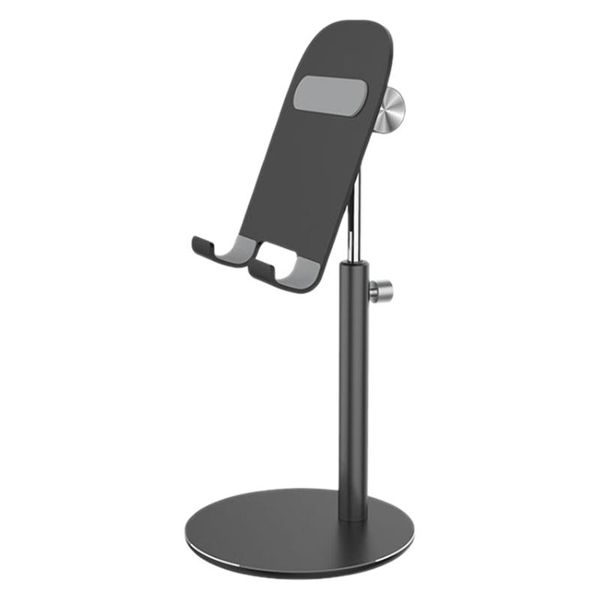 

universal mobile phone deskretractable bracket aluminum alloy holder lifting, adjustable angle cell mounts & holders