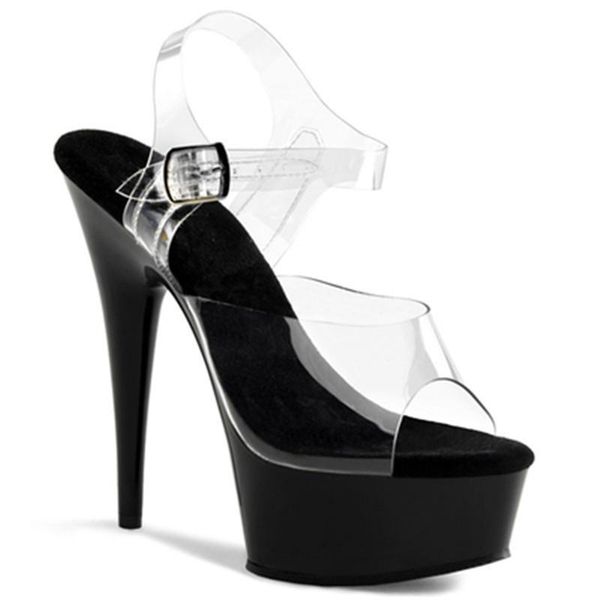 

15cm heels, stage sandals, party/wedding sandals, Black