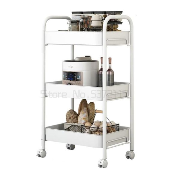 

hooks & rails kitchen cart rack floor multi-storey mobile bathroom bedroom vegetable basket baby snack storage