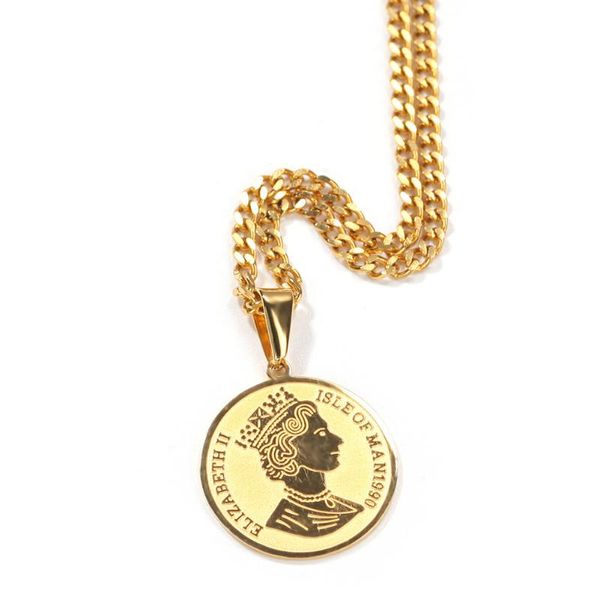 

pendant necklaces hip hop bling gold color stainless steel lock heart wing pendants for men rapper jewelry drop, Silver